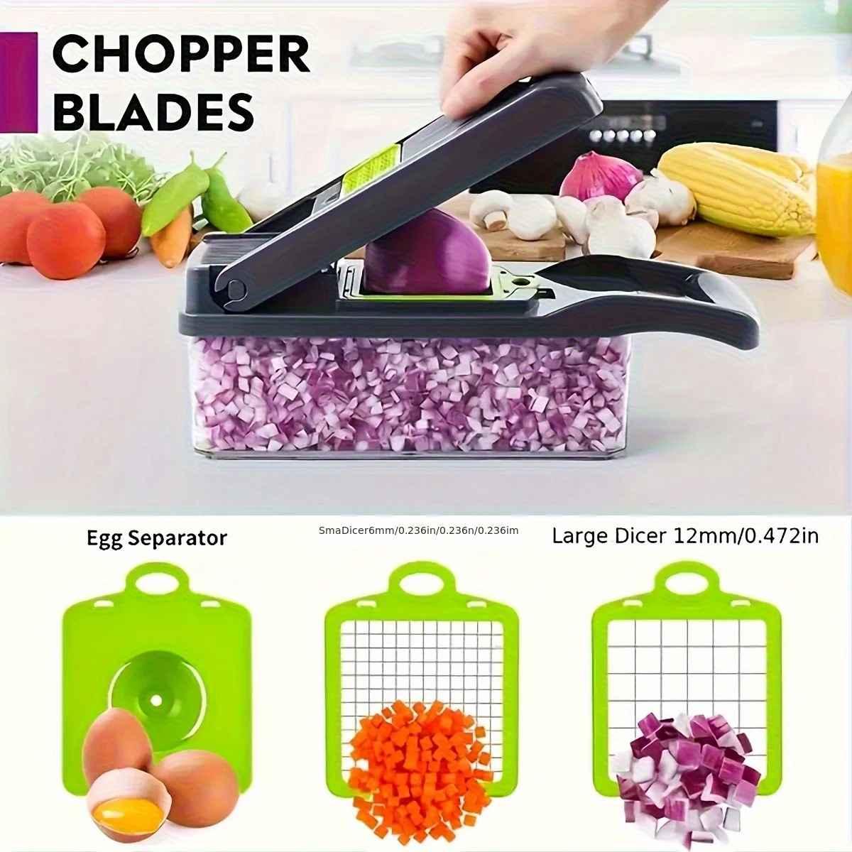 16 Multifunctional vegetable cutting artifact Kitchen household shredding potato shredding dicer wiping radish planer slicer