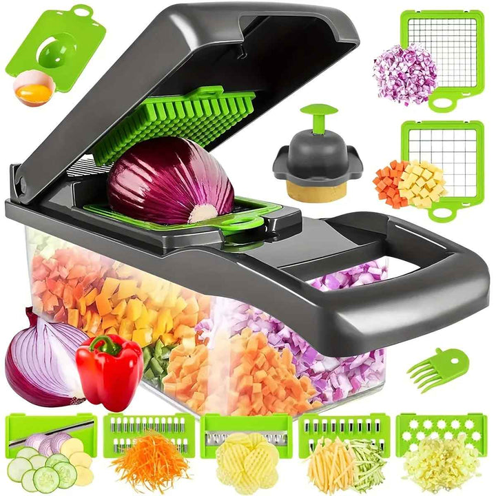 16 Multifunctional vegetable cutting artifact Kitchen household shredding potato shredding dicer wiping radish planer slicer